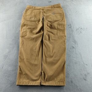 Carhartt Carpenter Pants Mens 36x30 Brown Double Knees Relaxed Workwear Utility